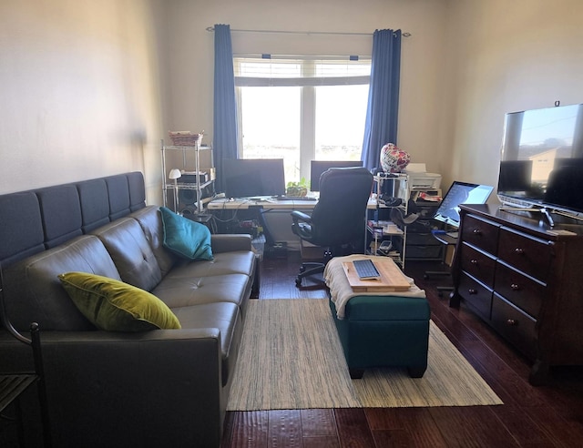 100 Willard St Unit 46, Houston, TX 77006 - living area with hardwood / wood-style floors