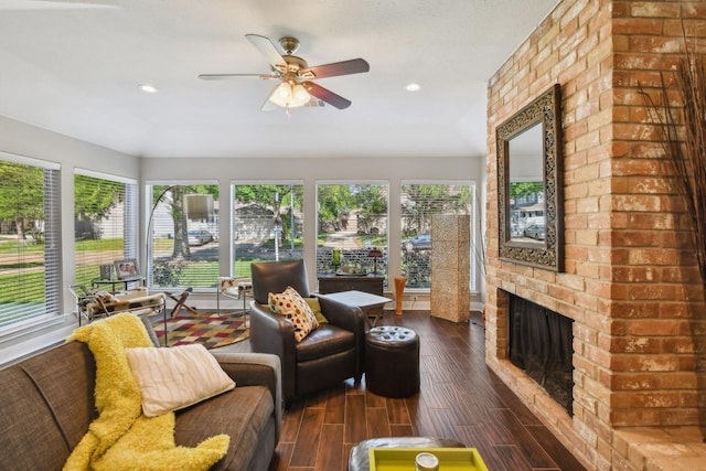 1006 Glacier Hill Dr, Houston, TX 77077 - sunroom / solarium with wood finished floors and recessed lighting