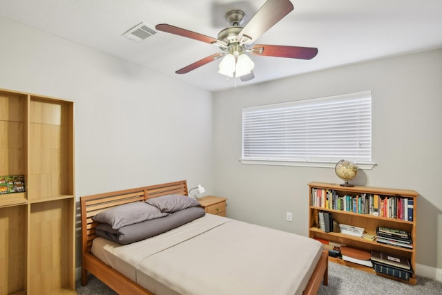 1006 Glacier Hill Dr, Houston, TX 77077 - bedroom featuring carpet flooring and a ceiling fan