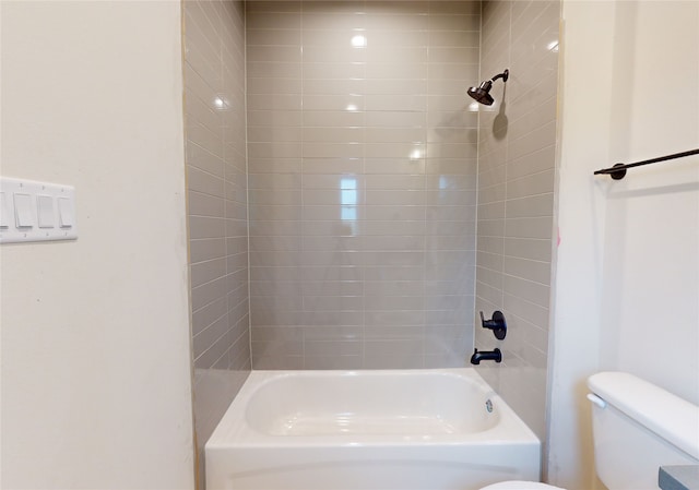 full bathroom with toilet