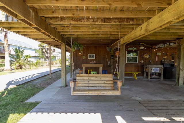 16634 Francis Drake Rd, Jamaica Beach, TX 77554 - view of patio