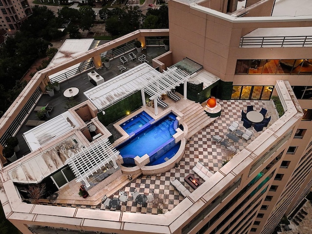 101 Westcott St Unit 2001, Houston, TX 77007 - drone / aerial view
