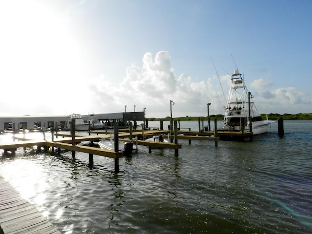 1 Alligator Head Ln, Port O Connor, TX 77982 - dock with a water view and boat lift