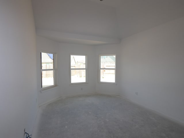 8042 Kay Harbor Dr, Cypress, TX 77433 - unfurnished room with healthy amount of natural light and unfinished concrete floors