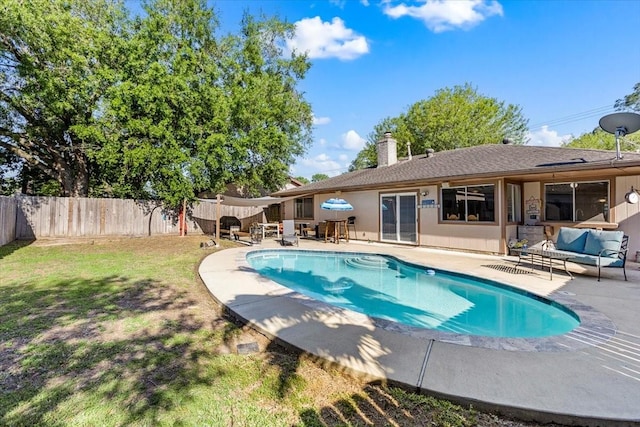 15707 Spring Forest Dr, Houston, TX 77059 - view of swimming pool with a patio