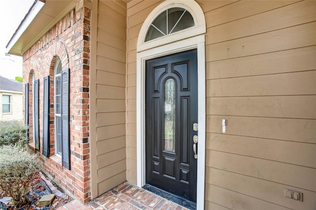 2301 Wimberly Dr, Deer Park, TX 77536 - view of exterior entry with brick siding