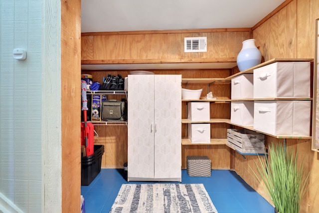 storage room with visible vents