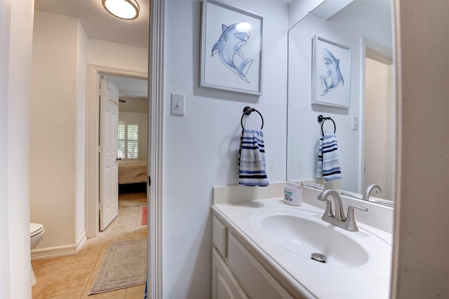 15122 Windsdowne Ln, Cypress, TX 77429 - bathroom featuring vanity and tile patterned floors