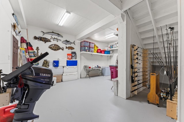 view of storage