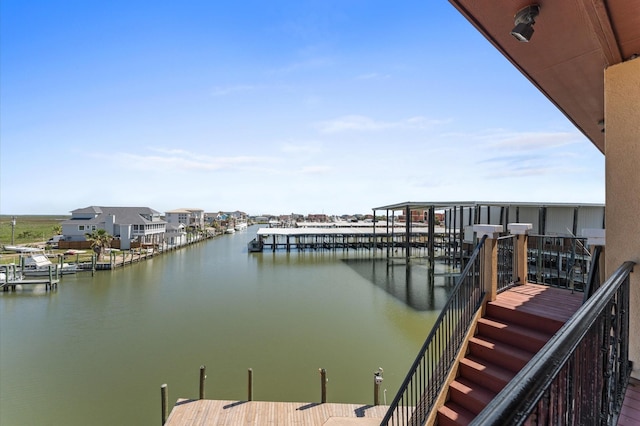 dock with a water view