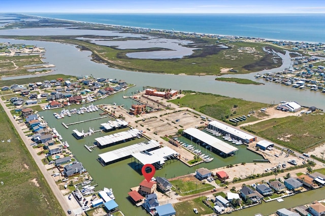 view of property location with a nearby body of water
