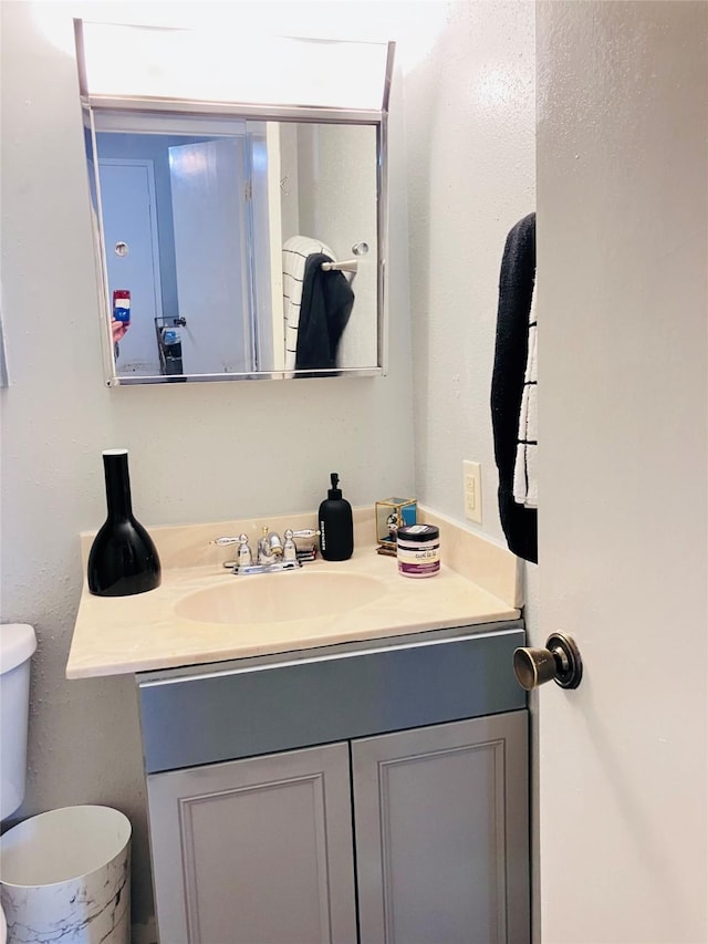 7600 Emmett F Lowry Expy Unit 310, Texas City, TX 77591 - half bath with vanity and toilet