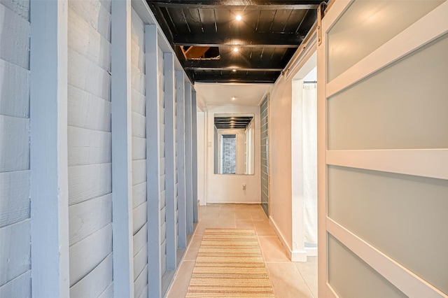 1265 Du Barry Ln, Houston, TX 77018 - hallway featuring light tile patterned floors