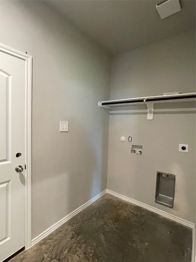 15838 Aspen Dr, Montgomery, TX 77356 - washroom featuring baseboards, hookup for a washing machine, electric dryer hookup, and hookup for a gas dryer