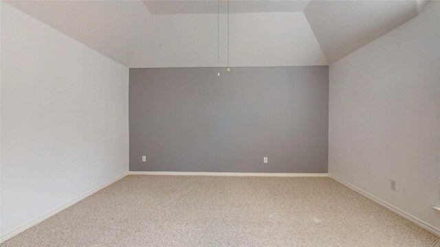 16410 Bluff Springs Dr, Houston, TX 77095 - bonus room with light carpet, baseboards, and lofted ceiling
