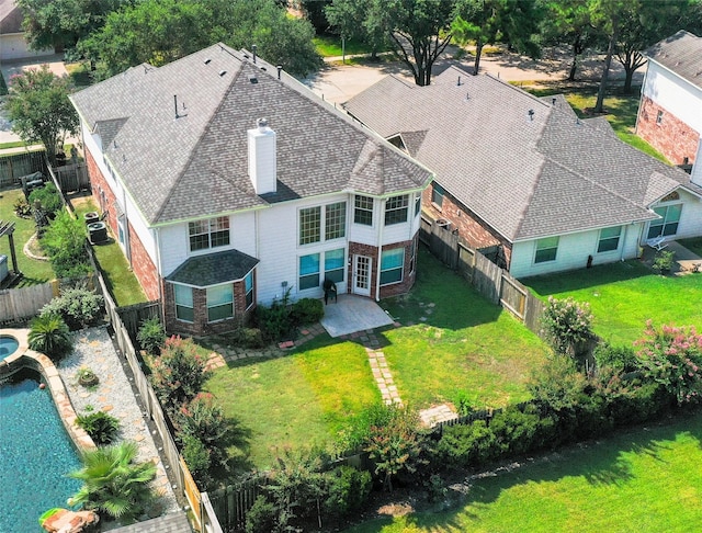 16410 Bluff Springs Dr, Houston, TX 77095 - bird's eye view
