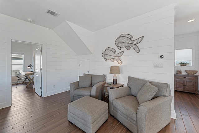 23006 Martes St, Galveston, TX 77554 - living area with dark wood finished floors and recessed lighting