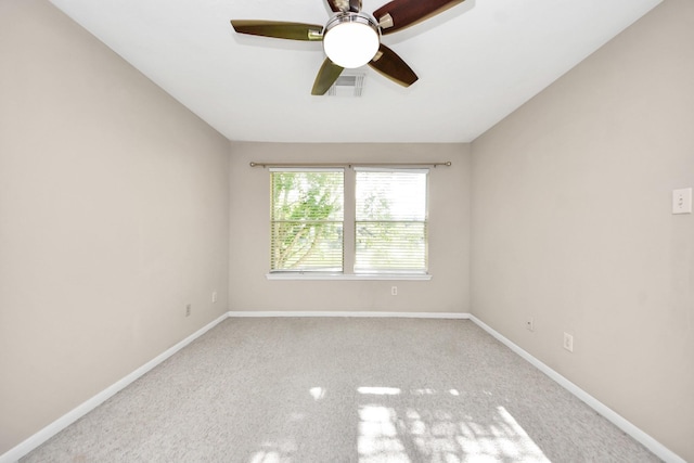 4902 Bellmead Dr, Missouri City, TX 77459 - empty room with baseboards, a ceiling fan, and carpet floors