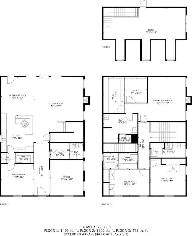 6114 Truro St, Houston, TX 77007 - floor plan