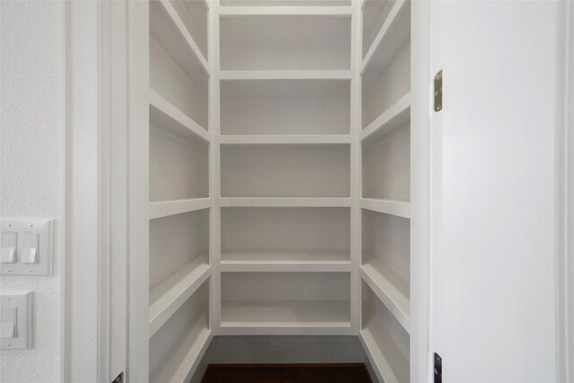 view of pantry