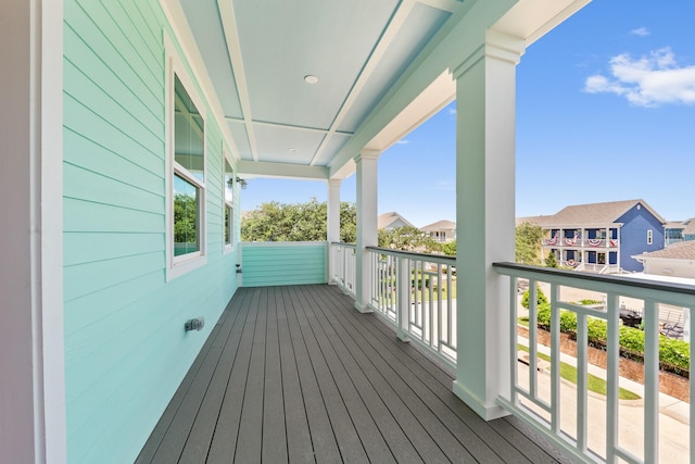 13 Caravelle Ct, Galveston, TX 77554 - deck with a residential view