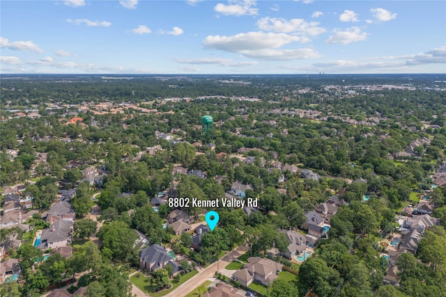 8802 Kennet Valley Rd, Spring, TX 77379 - aerial perspective of suburban area