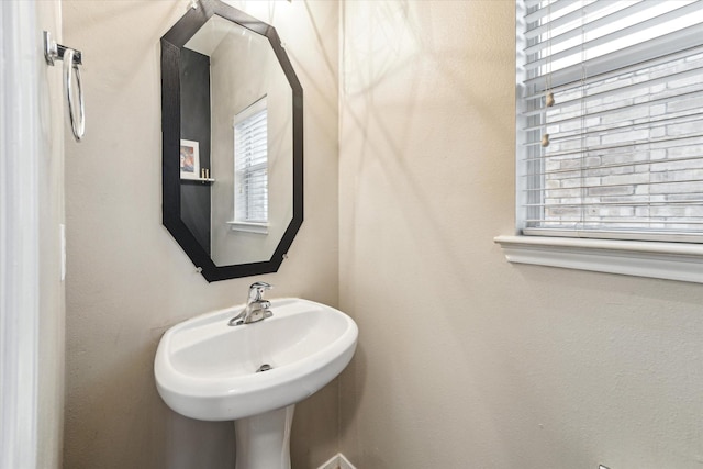 bathroom with a sink