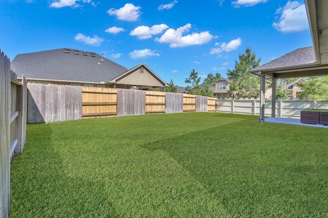 17052 Easter Lily Dr, Conroe, TX 77385 - view of yard featuring a patio area