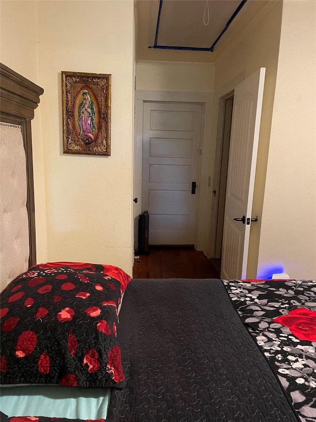 406 W Liberty Rd, Harleton, TX 75651 - bedroom featuring wood finished floors