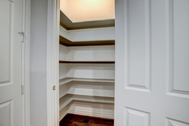 view of storage area