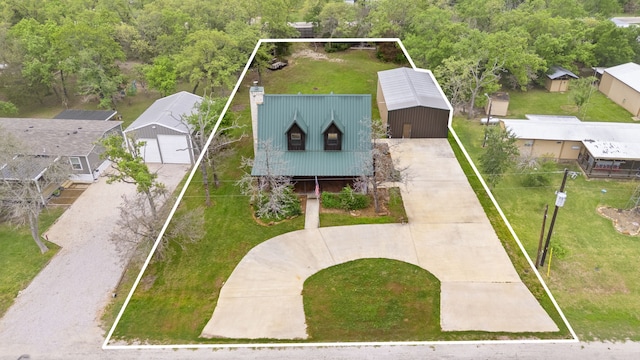 drone / aerial view