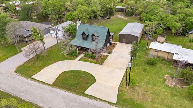 drone / aerial view
