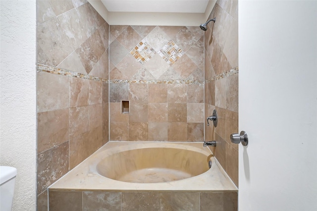 13723 Rocky Bluff Dr, Houston, TX 77085 - full bath with toilet and washtub / shower combination