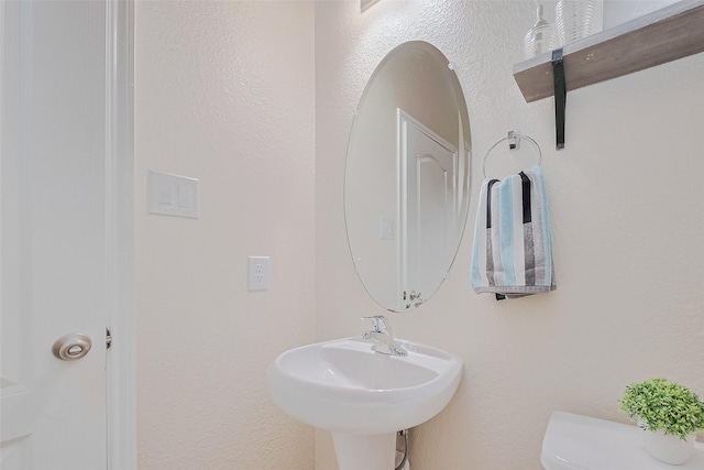 25327 Cheshire Knoll St, Katy, TX 77493 - half bathroom featuring toilet and a sink