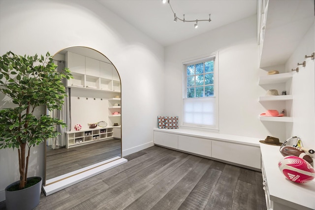 2114 Wroxton Rd, Houston, TX 77005 - interior space featuring baseboards and dark wood finished floors