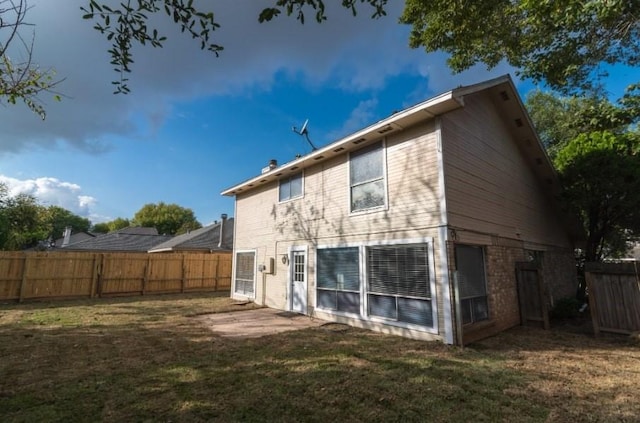 16007 Sierra Vista Dr, Houston, TX 77083 - back of property featuring a yard and fence