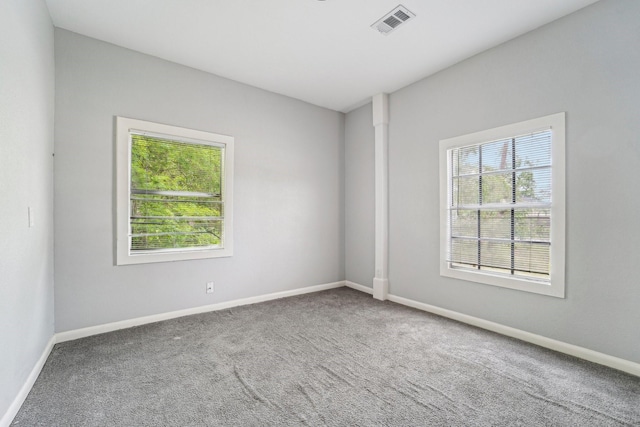 5910 Edward Dr, Houston, TX 77396 - empty room with carpet, visible vents, and baseboards