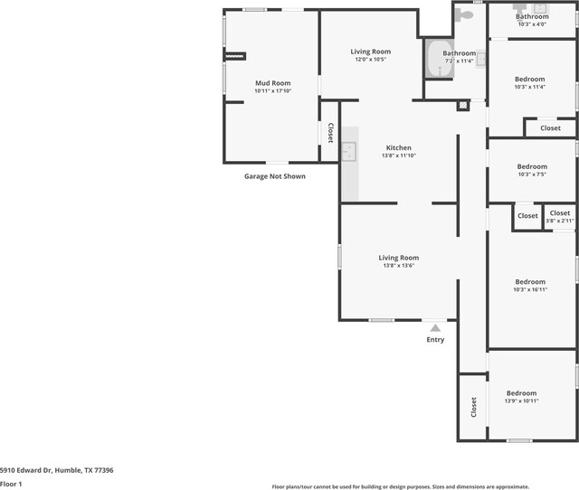 5910 Edward Dr, Houston, TX 77396 - floor plan