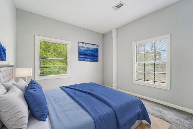 5910 Edward Dr, Houston, TX 77396 - bedroom featuring visible vents and baseboards