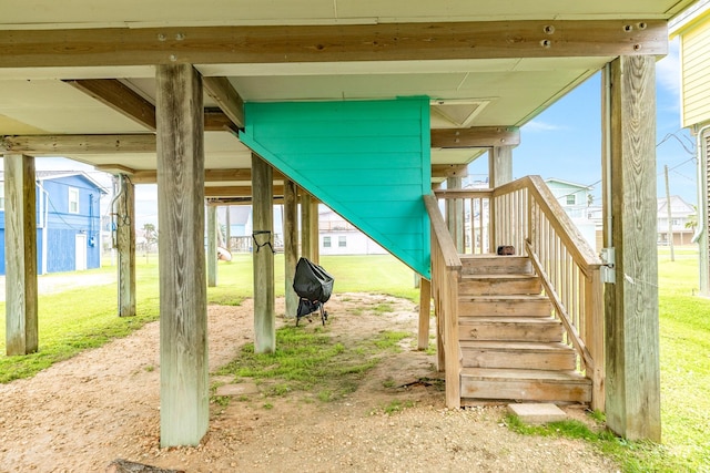 exterior space featuring a yard