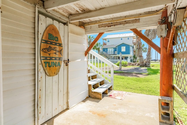 11213 Schwartz Dr, Galveston, TX 77554 - view of patio / terrace