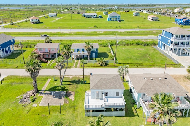 11213 Schwartz Dr, Galveston, TX 77554 - drone / aerial view with a residential view