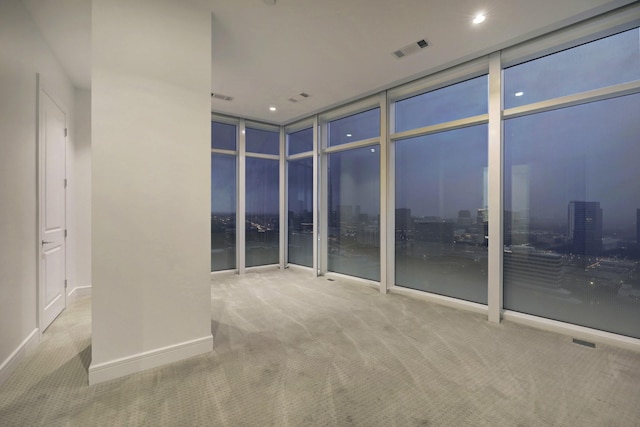 4521 San Felipe St Unit 2304-5, Houston, TX 77027 - carpeted empty room featuring baseboards and visible vents