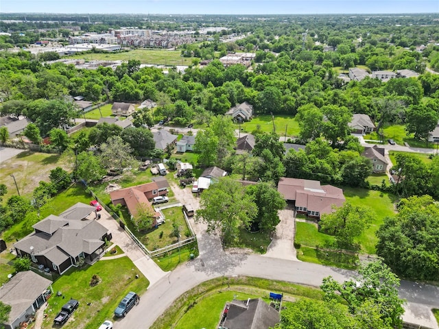 6109 Wayland St, Houston, TX 77021 - aerial view of property's location featuring nearby suburban area
