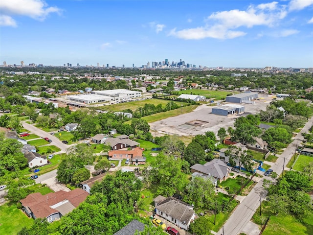 6109 Wayland St, Houston, TX 77021 - aerial view of property's location featuring skyline