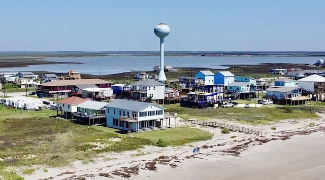 101 Saltgrass Ave, Surfside Beach, TX 77541 - aerial view featuring a water view