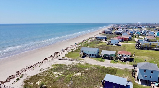 101 Saltgrass Ave, Surfside Beach, TX 77541 - bird's eye view featuring a beach view and a water view