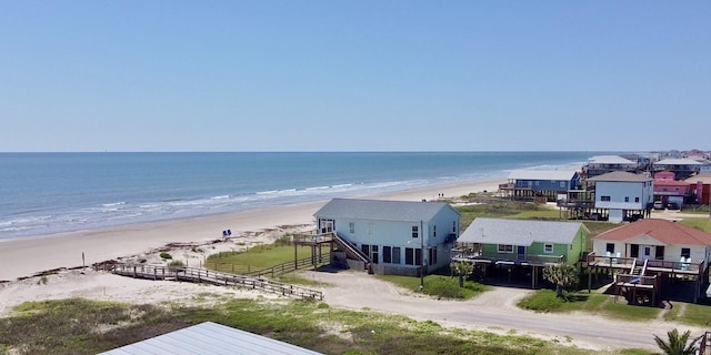 101 Saltgrass Ave, Surfside Beach, TX 77541 - water view with a view of the beach