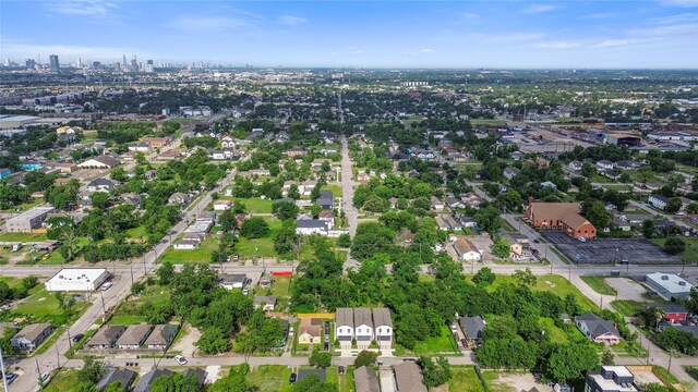2015 Brackenridge St Unit A, Houston, TX 77026 - aerial overview of property's location with nearby urban area