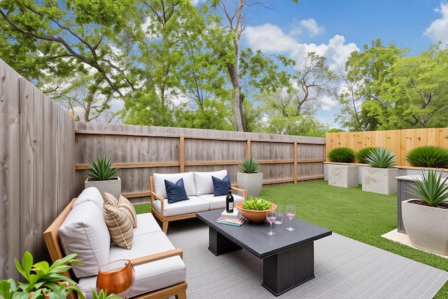 2015 Brackenridge St Unit A, Houston, TX 77026 - deck with an outdoor living space